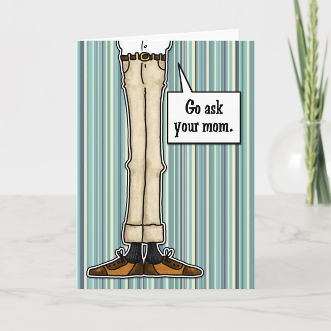 Dadism - For Any Father Card (Front)