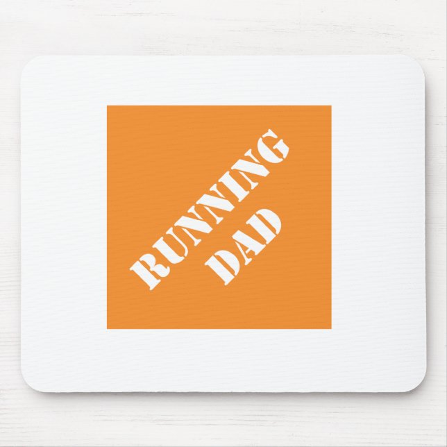 Dadisms Running Dad Mouse Pad (Front)