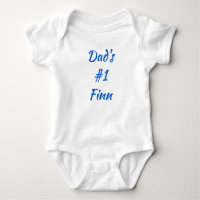 Dad's #1 Finn Finnish Baby One-Piece Baby Bodysuit