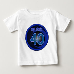 Dad's 40th Birthday Baby T-Shirt