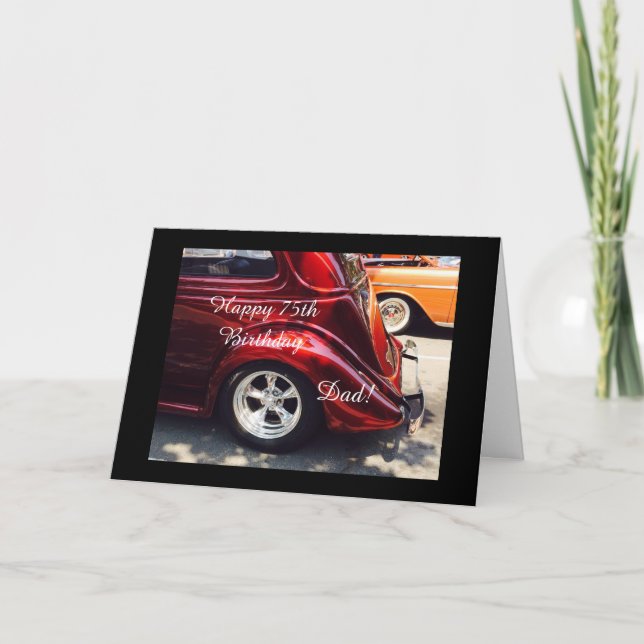 Dad's 75th birthday card (Front)