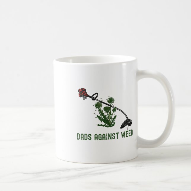 Dads Against Weed Funny Dad Joke _1  Coffee Mug (Right)