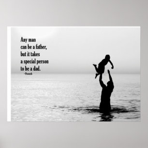 Dads are special poster