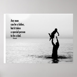 Dads are special poster