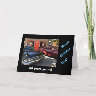 Dad's b-day vintage cars card