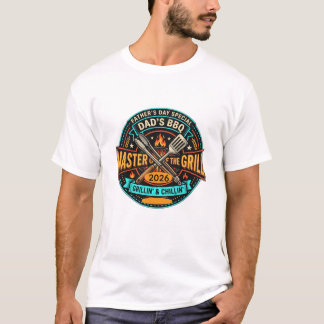 Dad's BBQ Master Of The Grill Father's Day T-Shirt