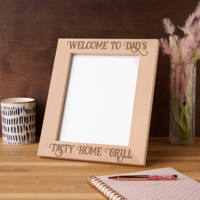 Dad's by RoseWrites  Etched Frames (Left)