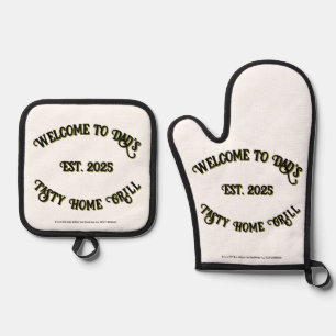 Dad's by RoseWrites Oven Mitt & Pot Holder Set