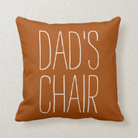 DAD'S CHAIR Decorative Just for Dad Custom