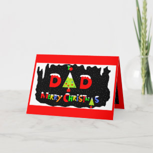 DADS CHRISTMAS CARD