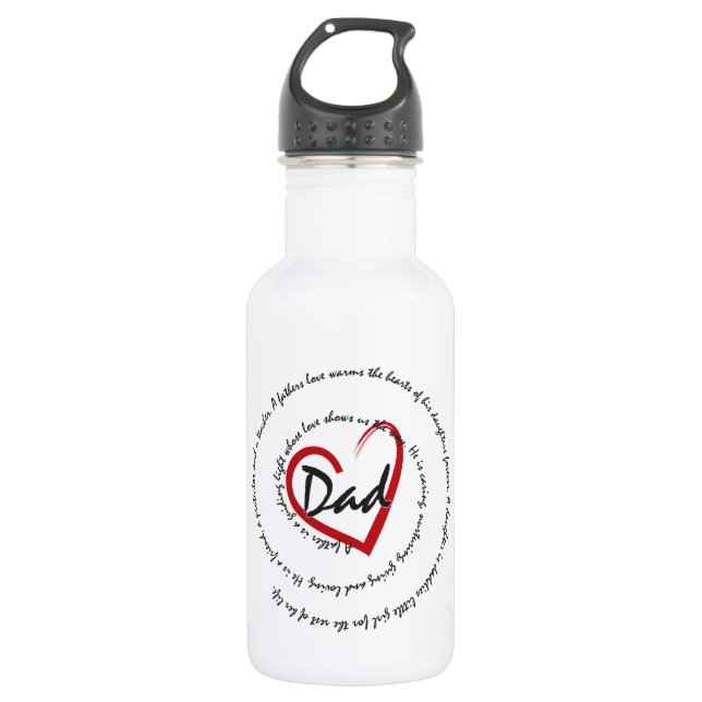 DADS - Dad Love 532 Ml Water Bottle (Front)