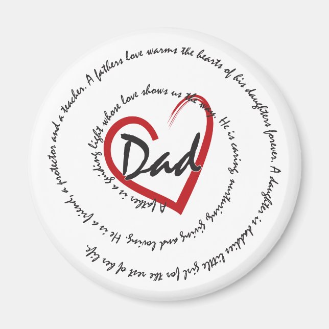 DADS - Dad Love Magnet (Front)