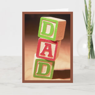 Dad's Day Blocks Card
