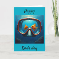 Dads day snorkelling mask comical made you laugh