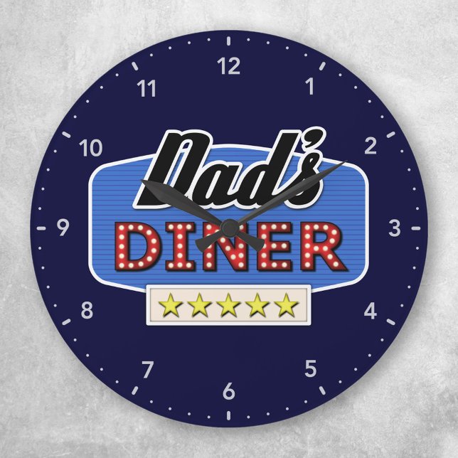 Dad's Diner - Kitchen Clock (Creator Uploaded)