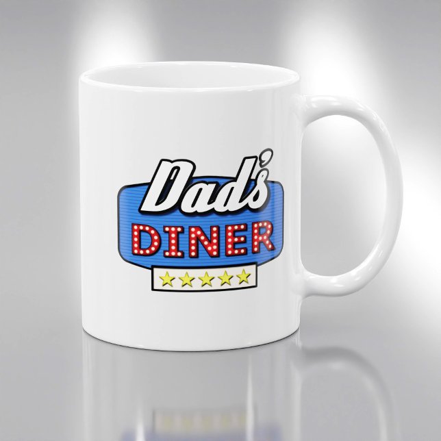 Dad's Diner Logo - A Gift for Dad Coffee Mug (Creator Uploaded)