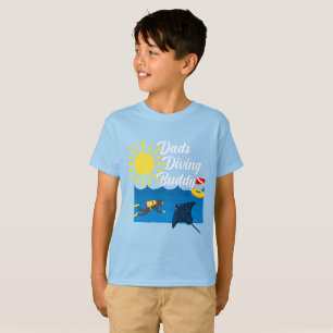 Dads Diving Buddy Design - Kids' Basic T-Shirt