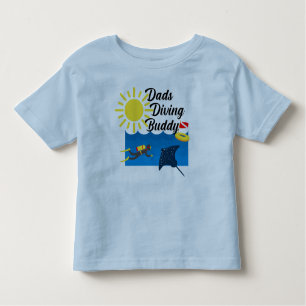 Dads Diving Buddy Design - Toddler Fine Jersey T-S Toddler T-Shirt