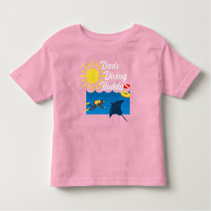 Dads Diving Buddy Design - Toddler Fine Jersey T-S Toddler T-Shirt