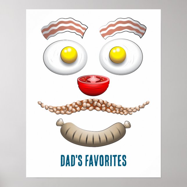 DAD'S FAVORITE BREAKFAST POSTER (Front)