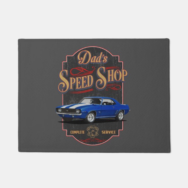 Dad's Garage Doormat (Front)