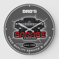 Dad's Garage or Any Name Always Open Grey