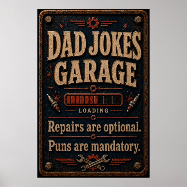 Dads Garage Poster (Front)