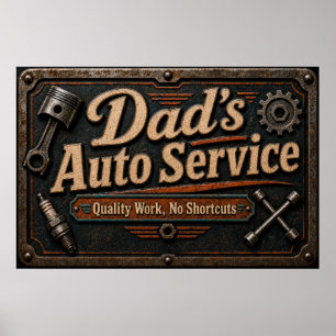 Dads Garage Poster