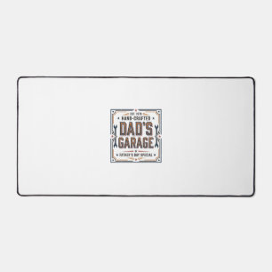 Dads Garage Vintage Fathers Day Desk Mat