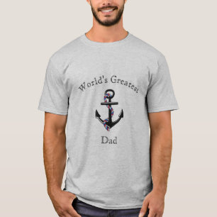 Dad's-Giftware-Anchor-Template_Multi-Colours T-Shirt