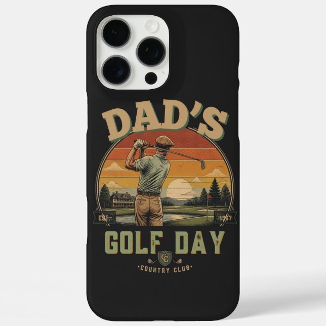 Dad's Golf Day Case-Mate iPhone Case (Back)
