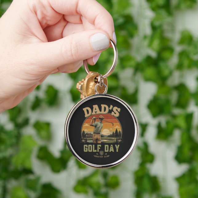 Dad's Golf Day Key Ring (Hand)