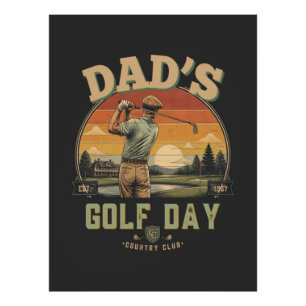 Dad's Golf Day Photo Print