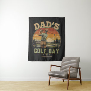 Dad's Golf Day Tapestry