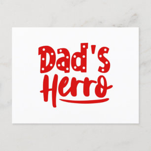 Dad's Herro Postcard