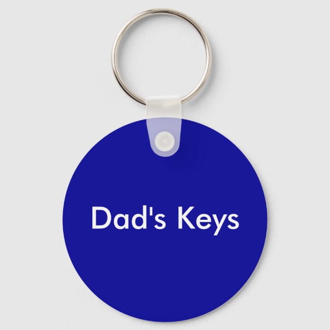 Dad's Keys Key Ring (Front)