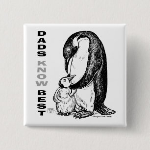 Dads Know Best 15 Cm Square Badge