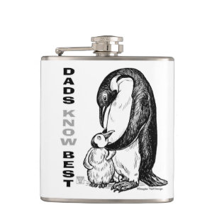 Dads Know Best Hip Flask