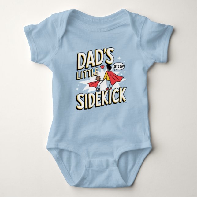 "Dad's lil side Kick"  Baby Clothing Baby Bodysuit (Front)