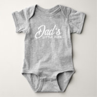 Dad's Little Dude Cute Adorable Baby Boy