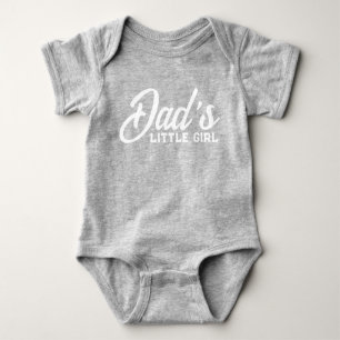 Dad's Little Girl Cute Adorable Baby Bodysuit