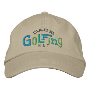 Dad's Lucky Golfing Embroidery Hat