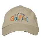 Dad's Lucky Golfing Embroidery Hat