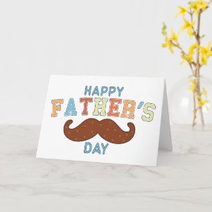 Dads & Moustaches: A Father's Day Tribute Card