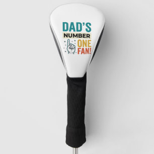 Dad's Number One Fan Vintage Family Design_1 Golf Head Cover