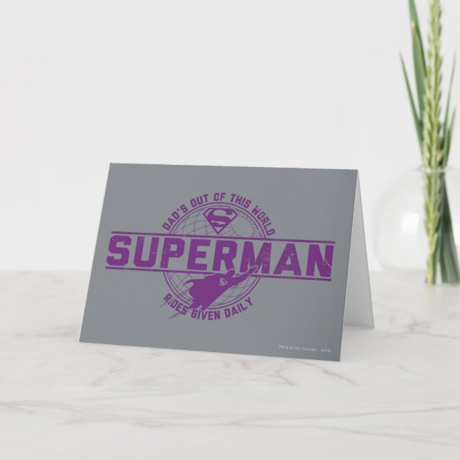 Dad's Out of this World Card (Front)