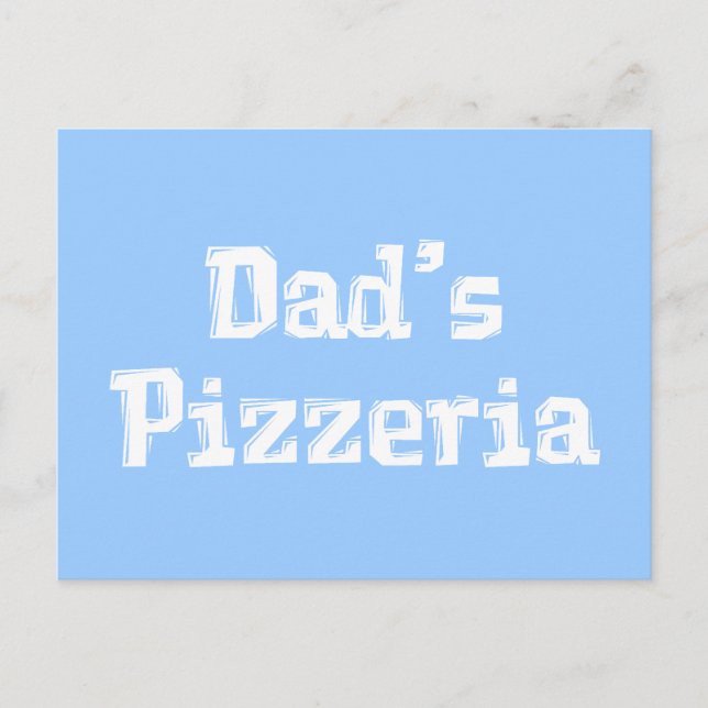 Dad's Pizzeria Gifts Postcard (Front)