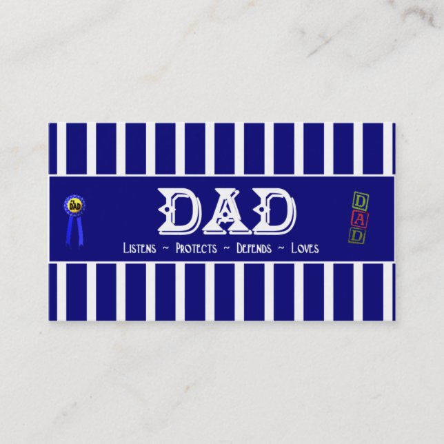 Dad's Profile Card (Front)