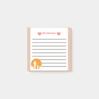 Dad's Reminders Personalised Father's Day  Post-it Notes