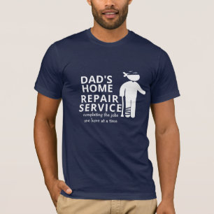 Dad's repair service Funny Graphic T-Shirt Design